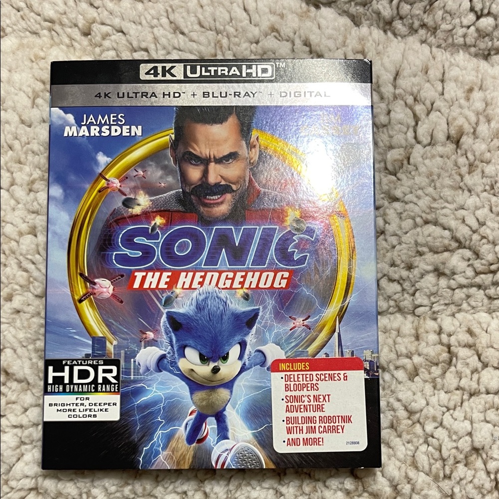 Sonic the Hedgehog Blu-ray